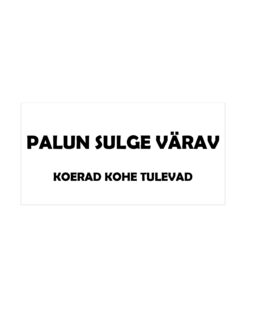 palun sulge värav
