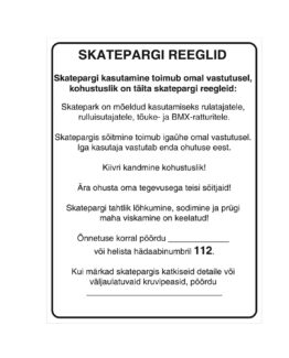 Skatepargi reeglid