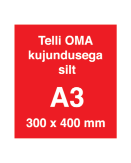 oma kujundusega silt