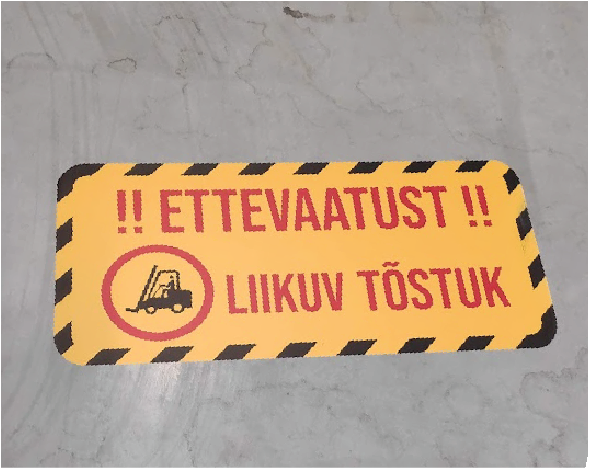 ettevaatust liikuv tõstuk